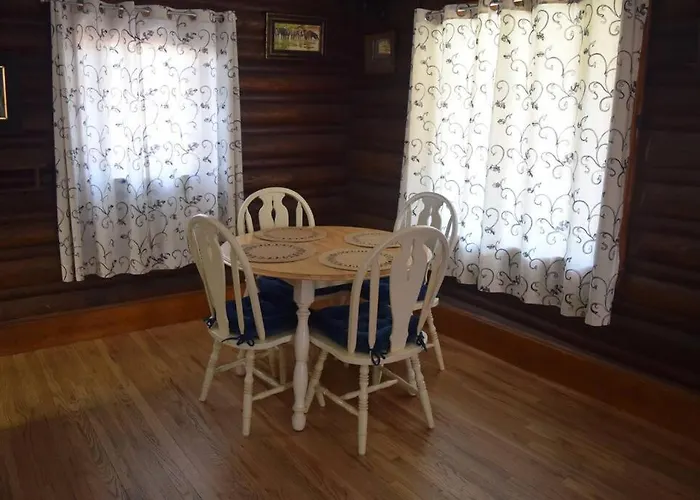 Comfy Log In Walking Distance Of Downtown Holiday home